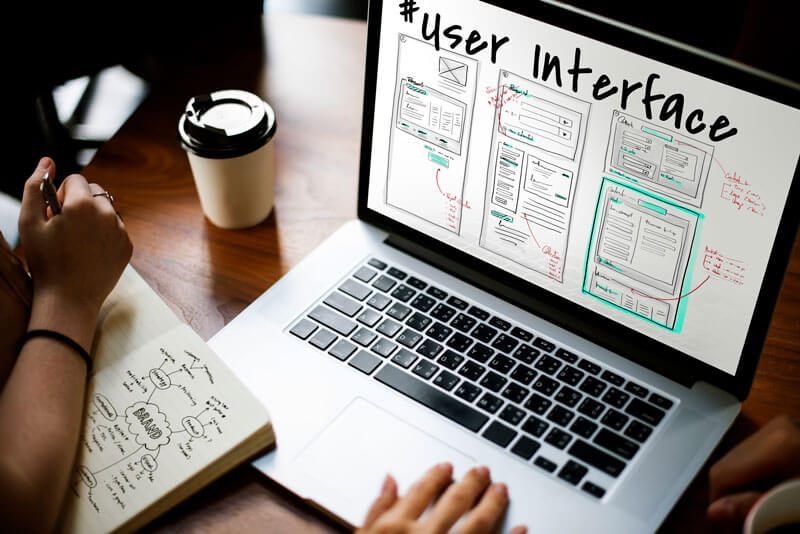 UI（ユーザーインターフェイス）のイメージ画像